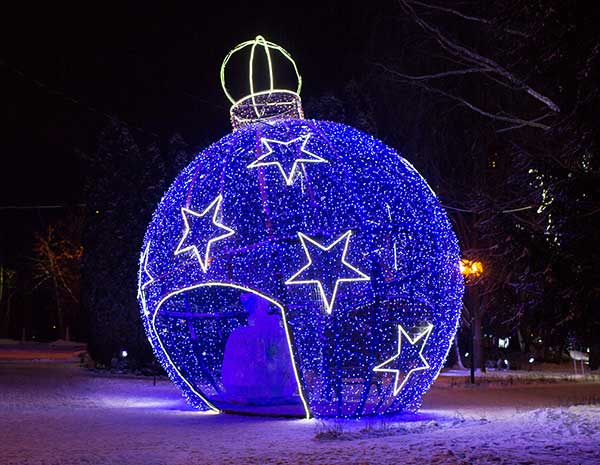 Новогодний декор в Ижевске